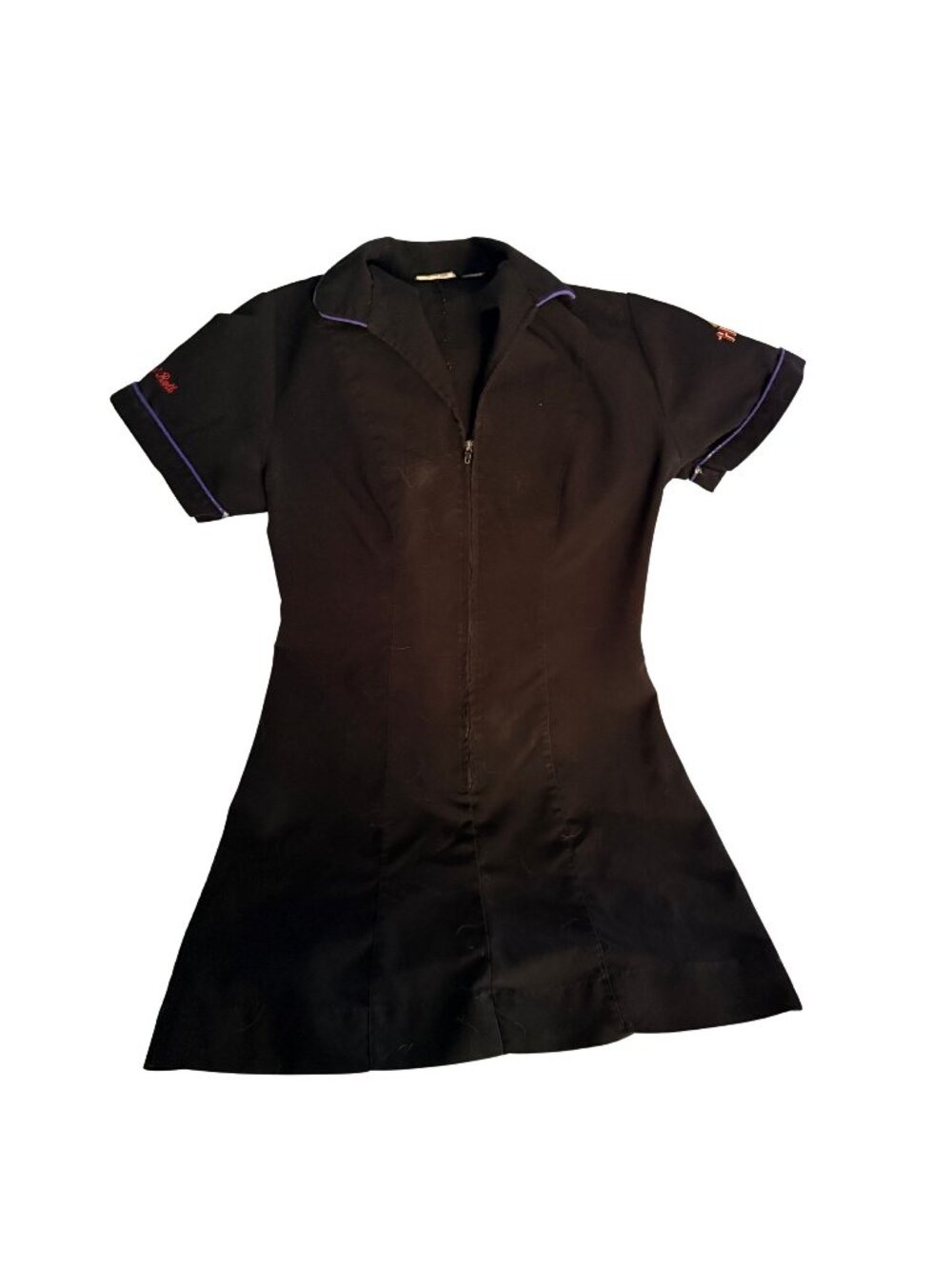 Hard Rock Cafe Vintage Waitress Uniform  Black with purple trim